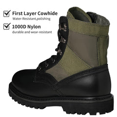 6" Waterproof Goodyear Military Work Boots-Green