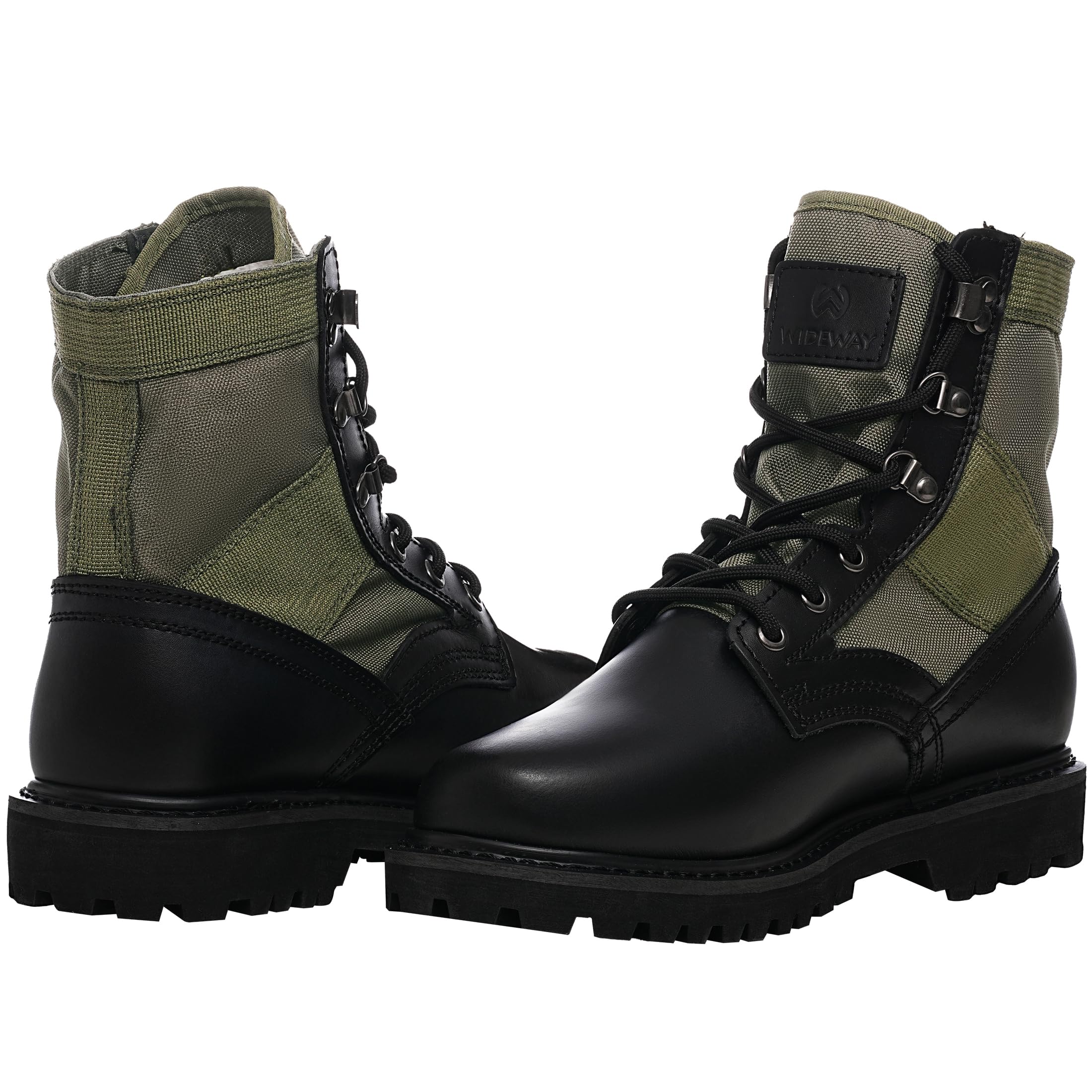 6" Waterproof Goodyear Military Work Boots-Green