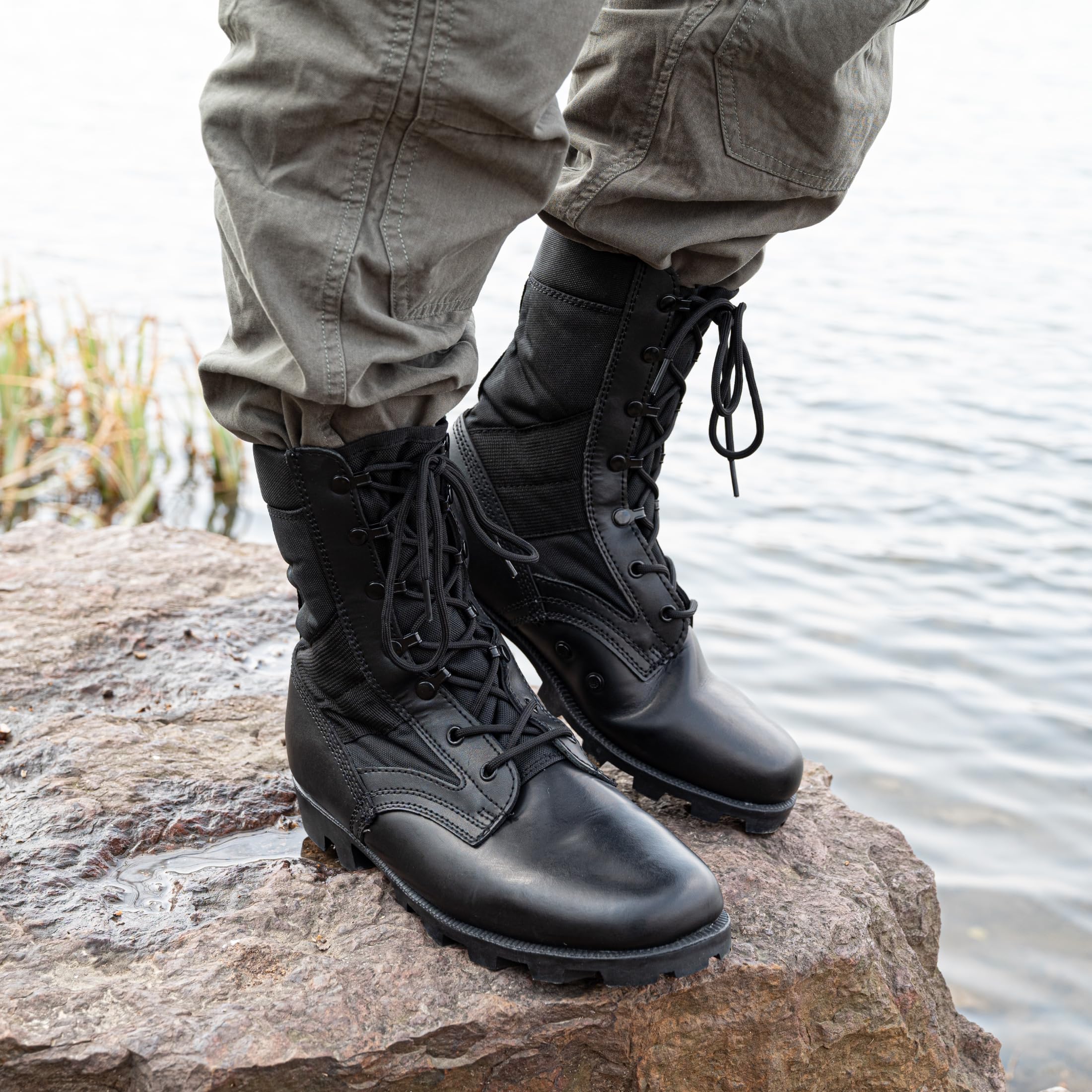 Men's Military Jungle Combat Boots